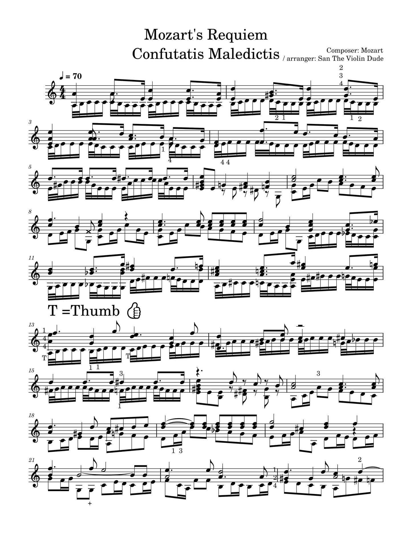 Mozart Requiem Confutatis Maledictis