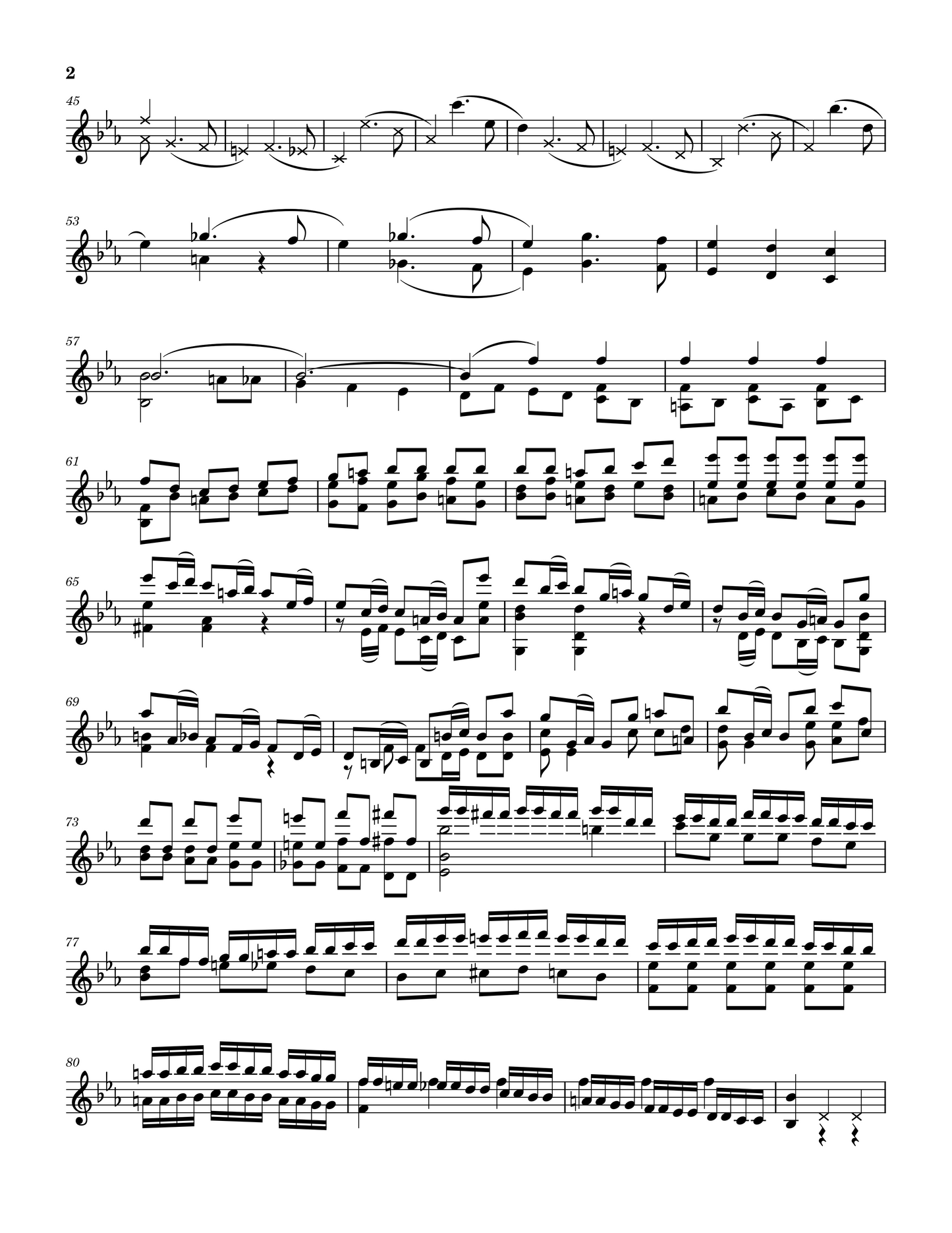 Beethoven Eroica 1st Movement for Solo Violin